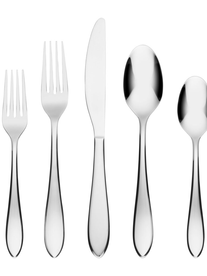 Delia Mirror 42 Piece Flatware Set