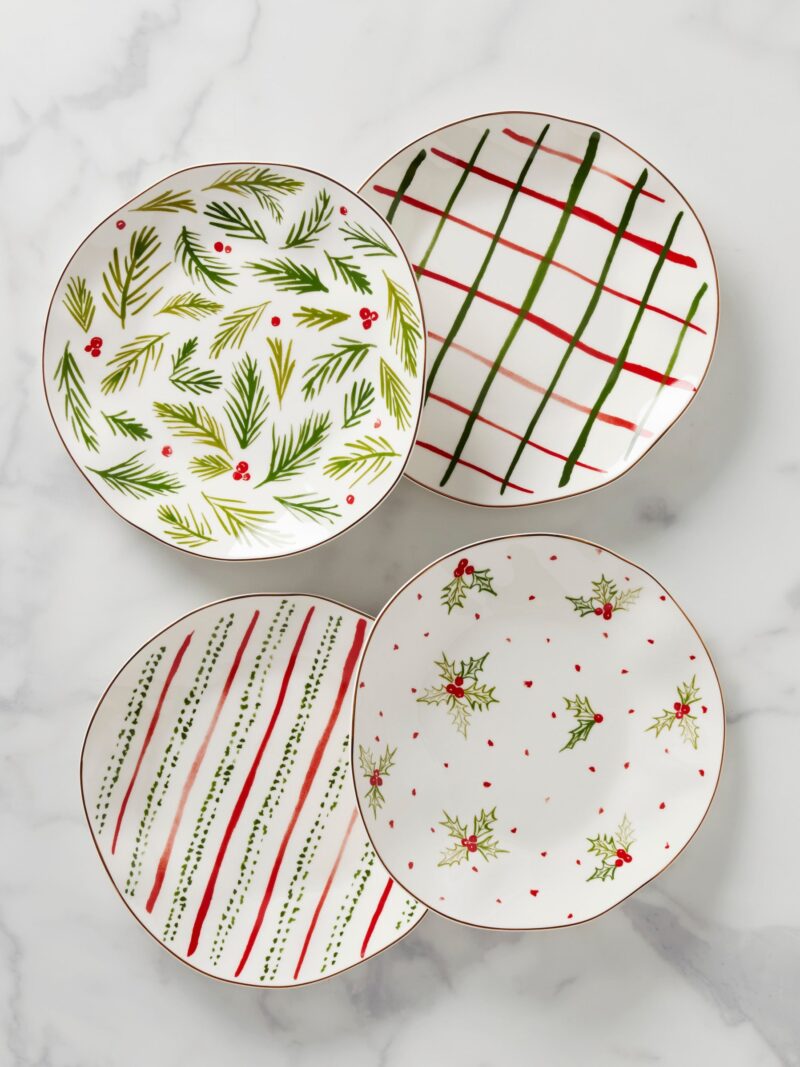 Bayberry Dessert Plates - Set of 4