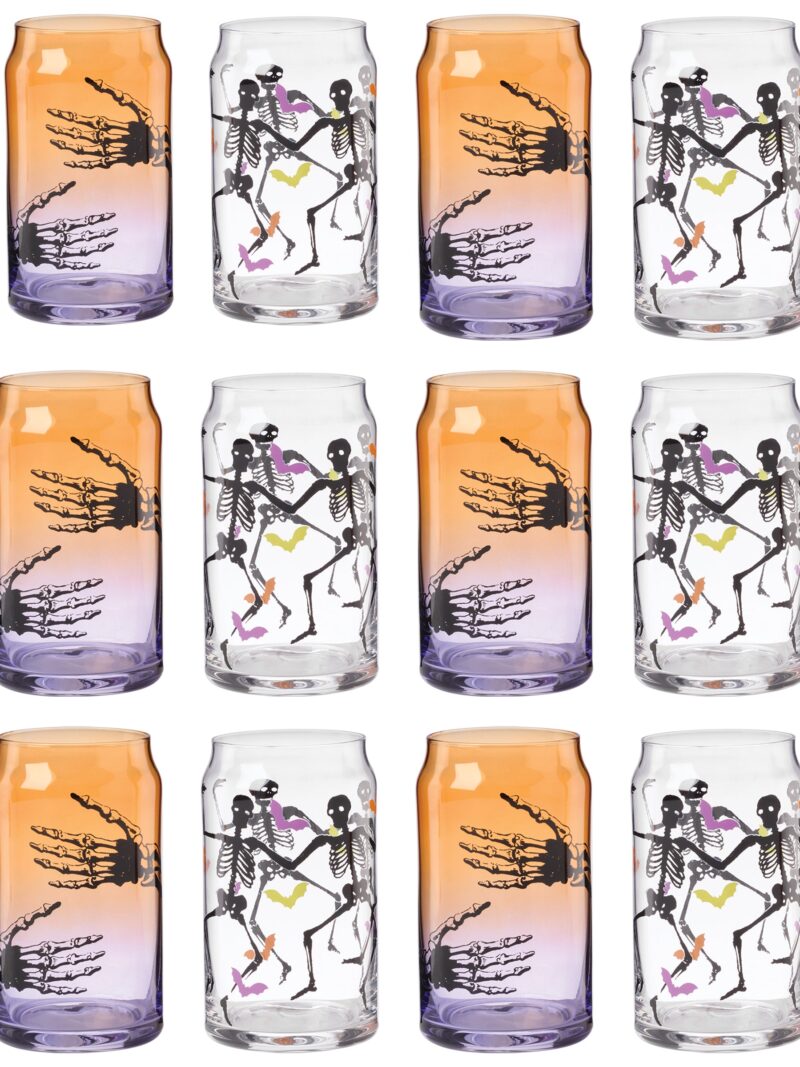 Mix Glass Halloween Can Cooler - 12 piece